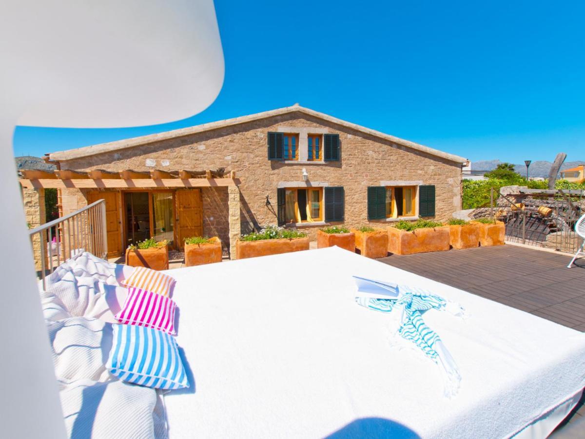Villa Barcares Petit, Piscina, Jardines Junto A Playa En Alcudia Dış mekan fotoğraf