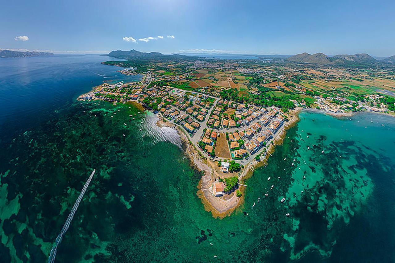 Villa Barcares Petit, Piscina, Jardines Junto A Playa En Alcudia Dış mekan fotoğraf